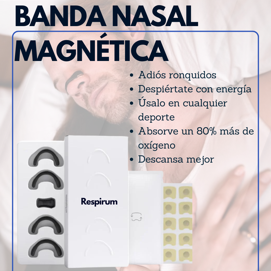 Respirum® Tira nasal magnética