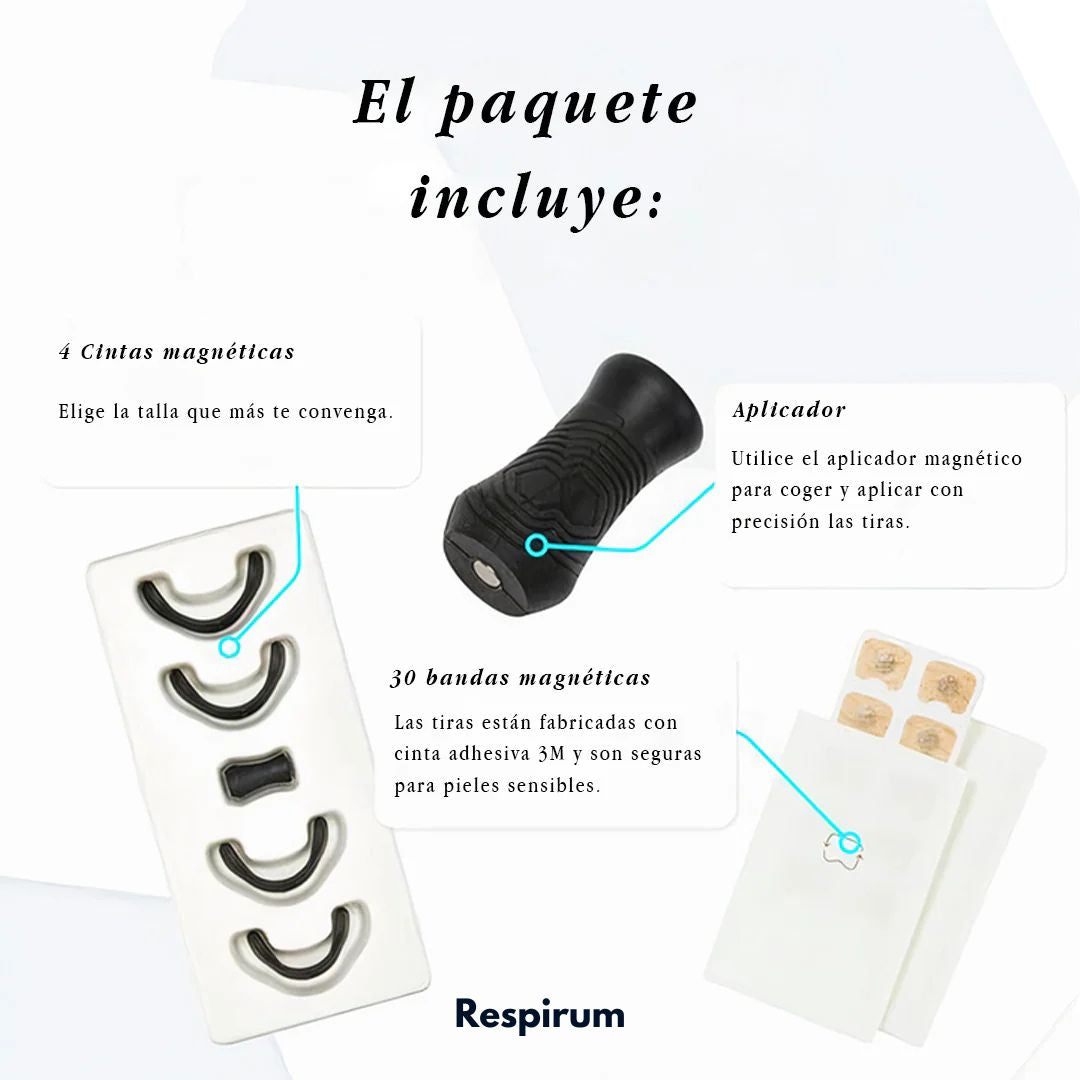 Respirum® Tira nasal magnética