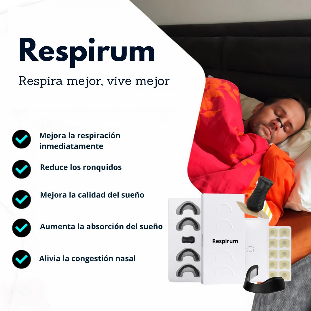 Respirum® Tira nasal magnética